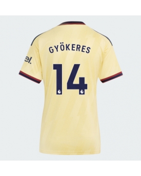 Arsenal Viktor Gyokeres #14 Maglia Gara Terza Repliche 2026-27 Donna Maniche Corte